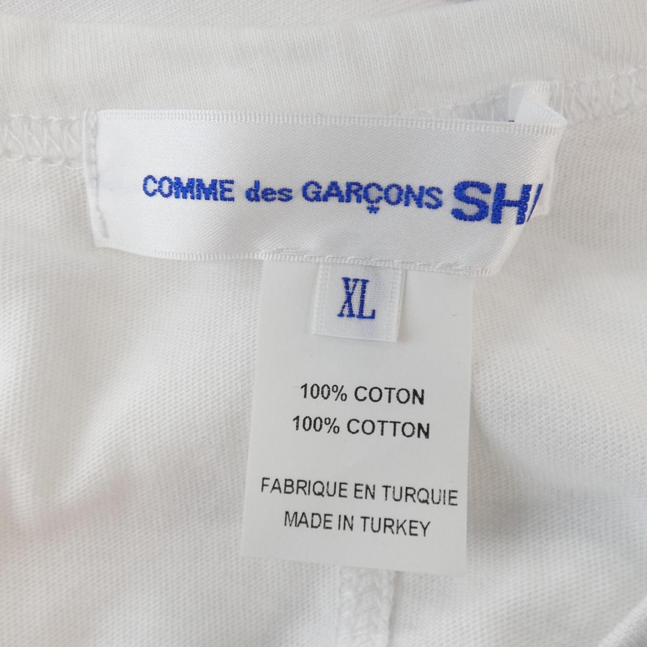コムデギャルソンシャツ INVADER コットンTシャツ