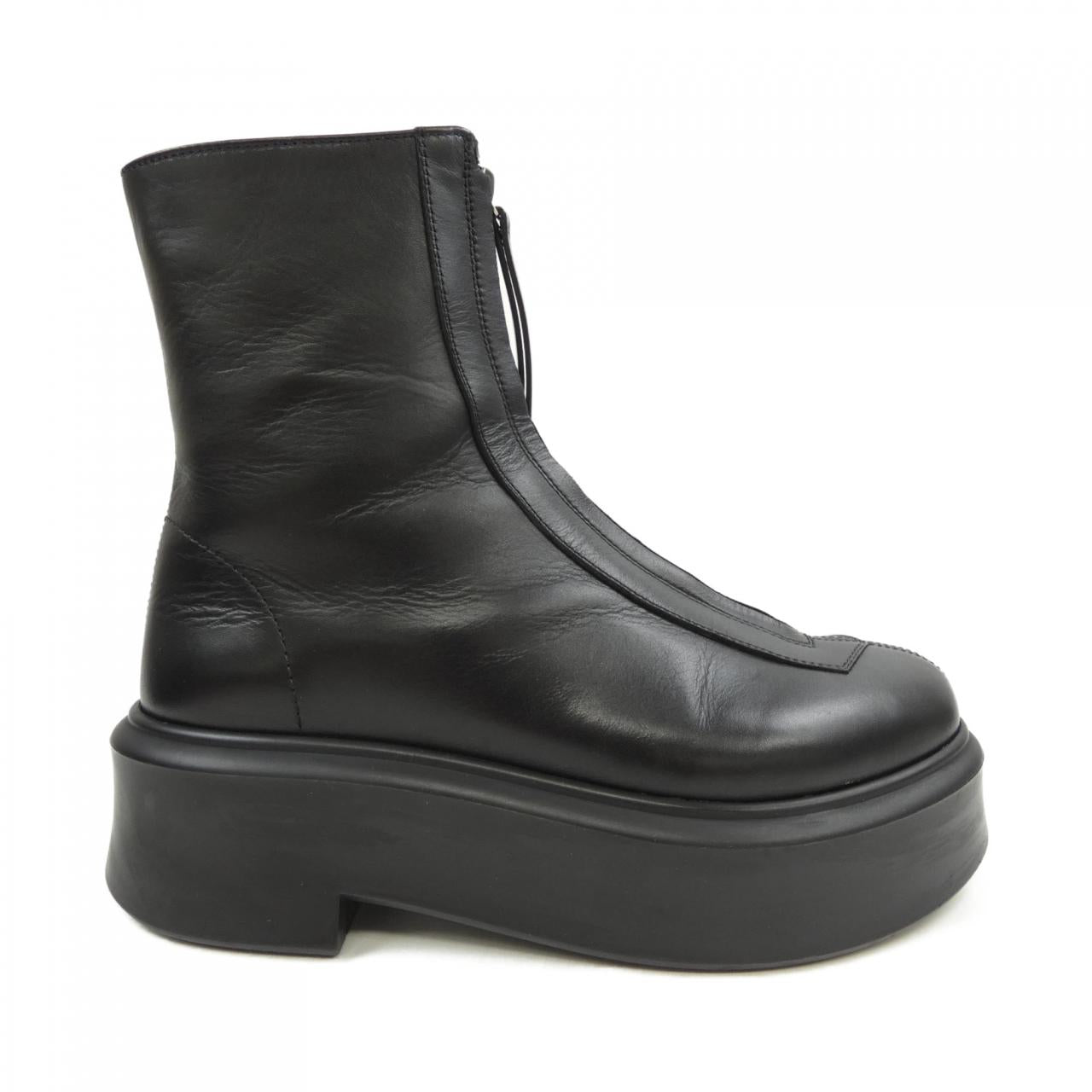 ザロウ ZIPPED BOOT I カーフスキン ブーツ