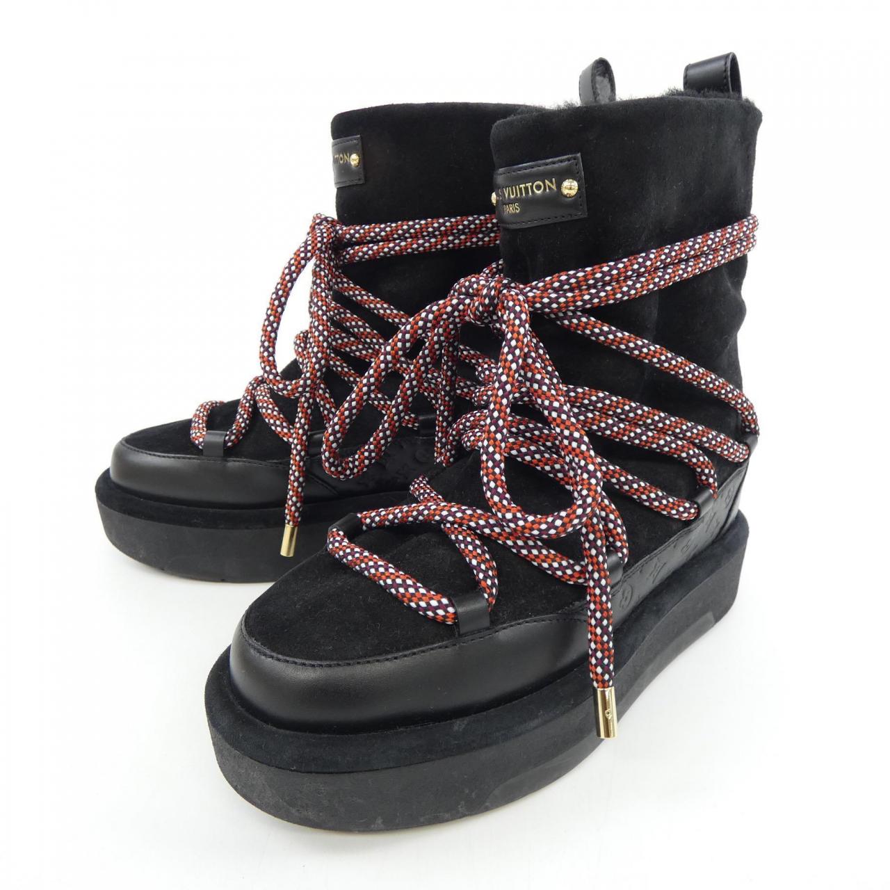 ルイヴィトン SKI PLATFORM ANKLE BOOT シアリング ブーツ