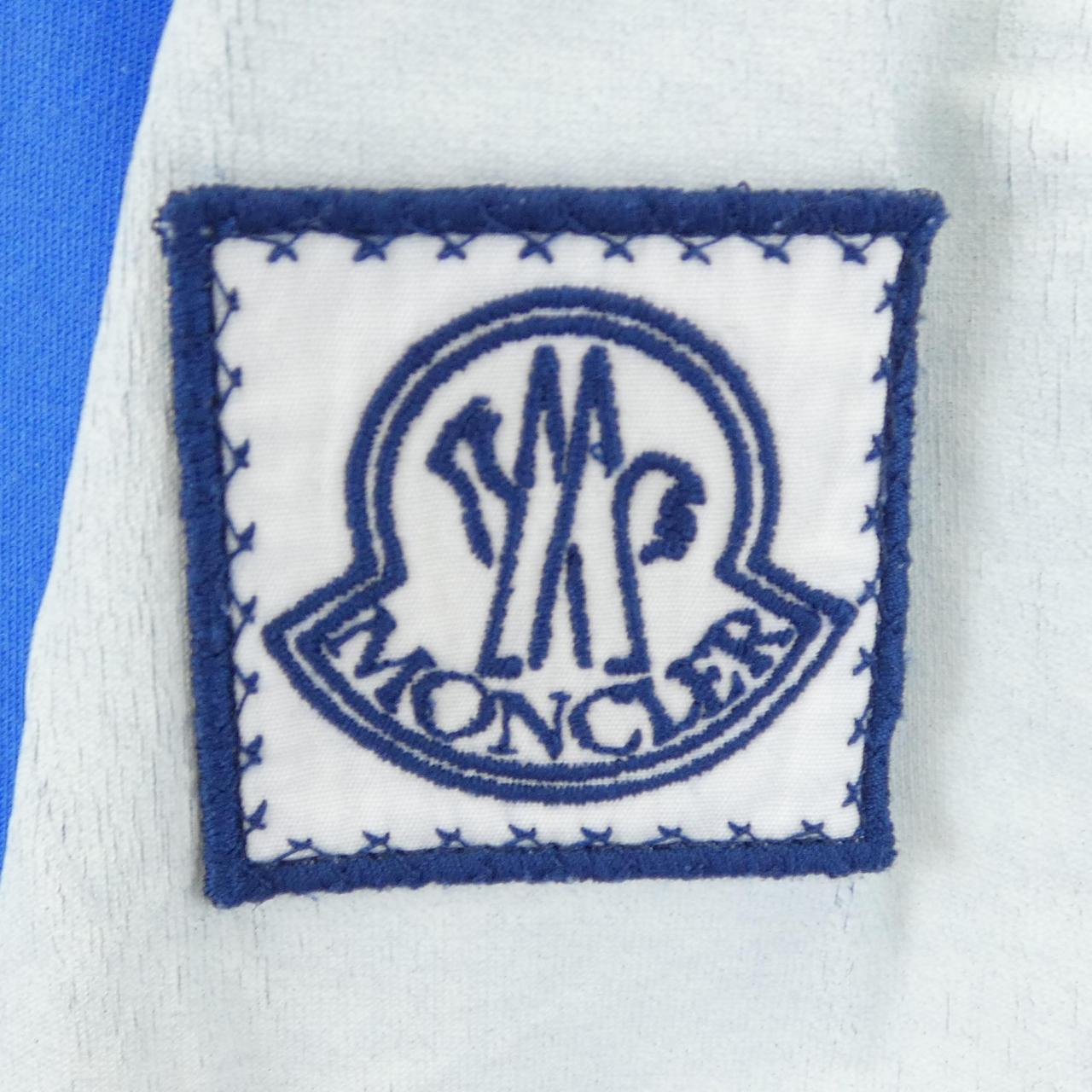 モンクレールガムブルー コットンTシャツ