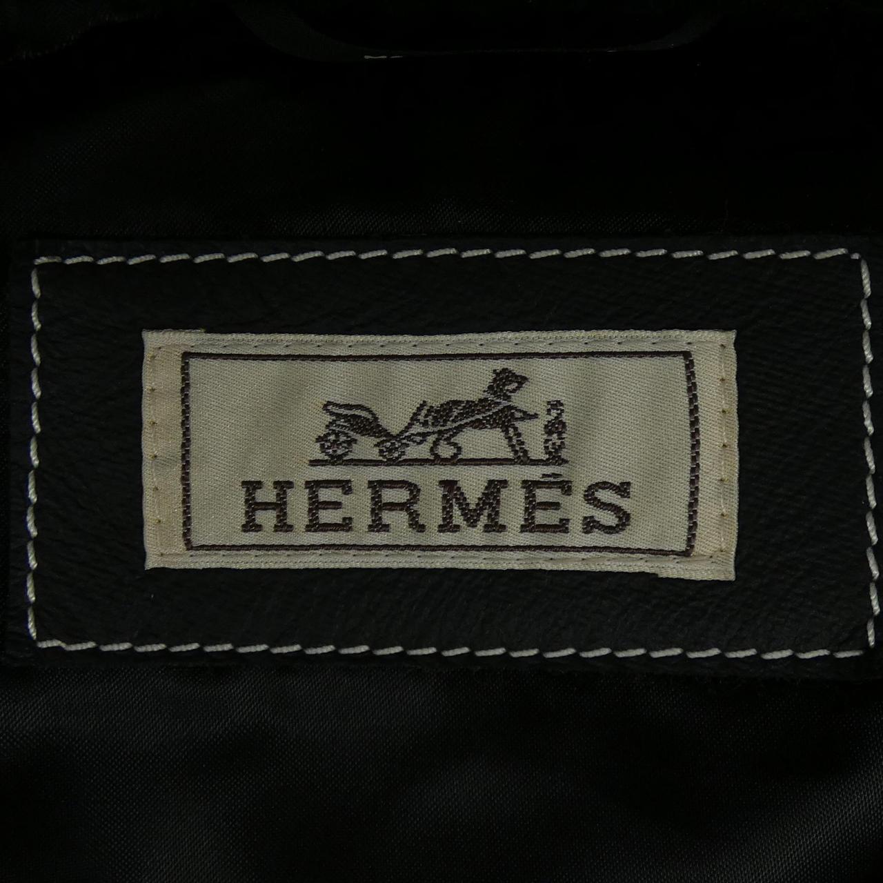 エルメス48カシミヤ100%ジャケット