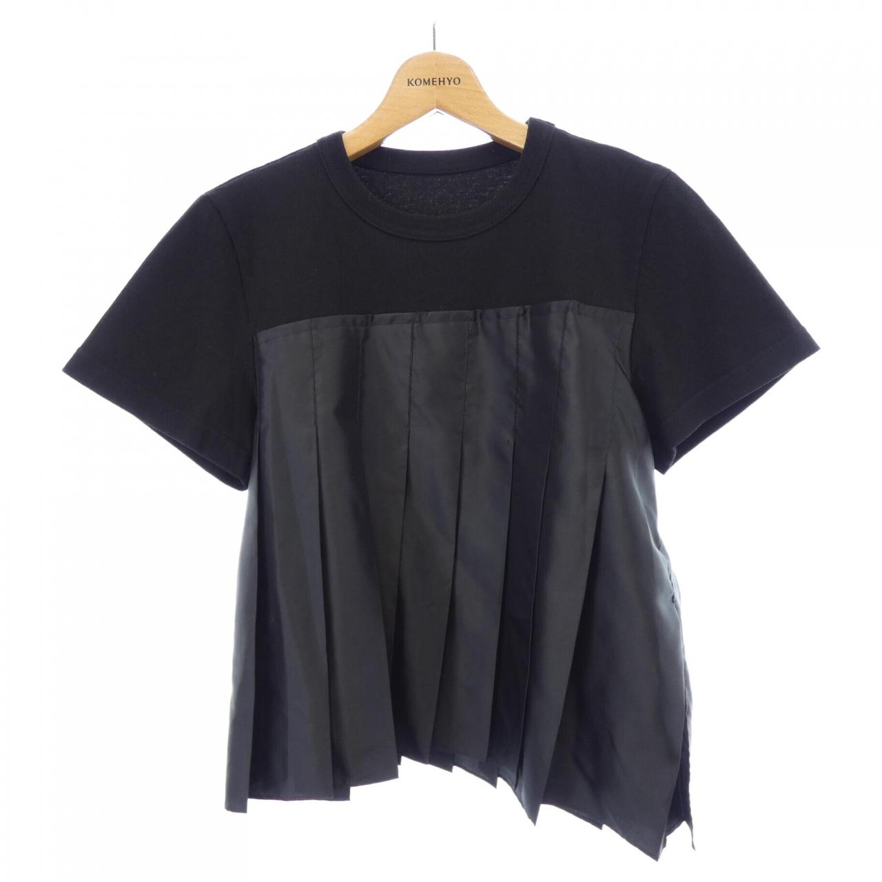 サカイ ナイロンツイルコットンジャージー Tシャツ