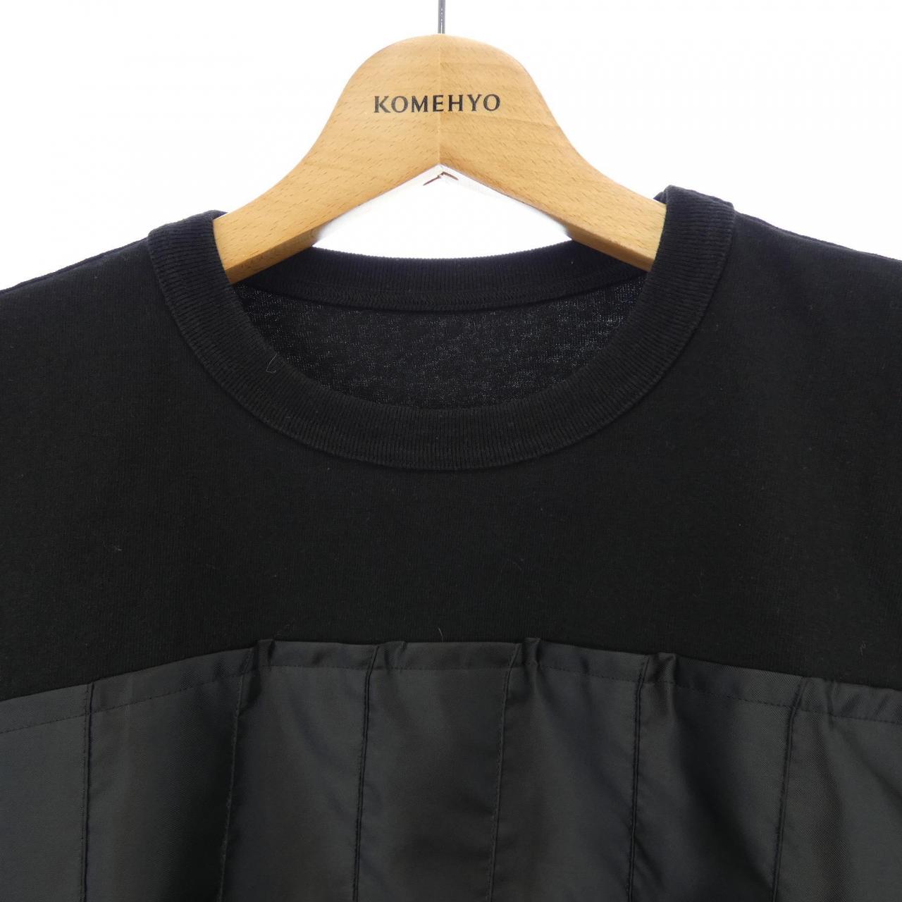 サカイ ナイロンツイルコットンジャージー Tシャツ