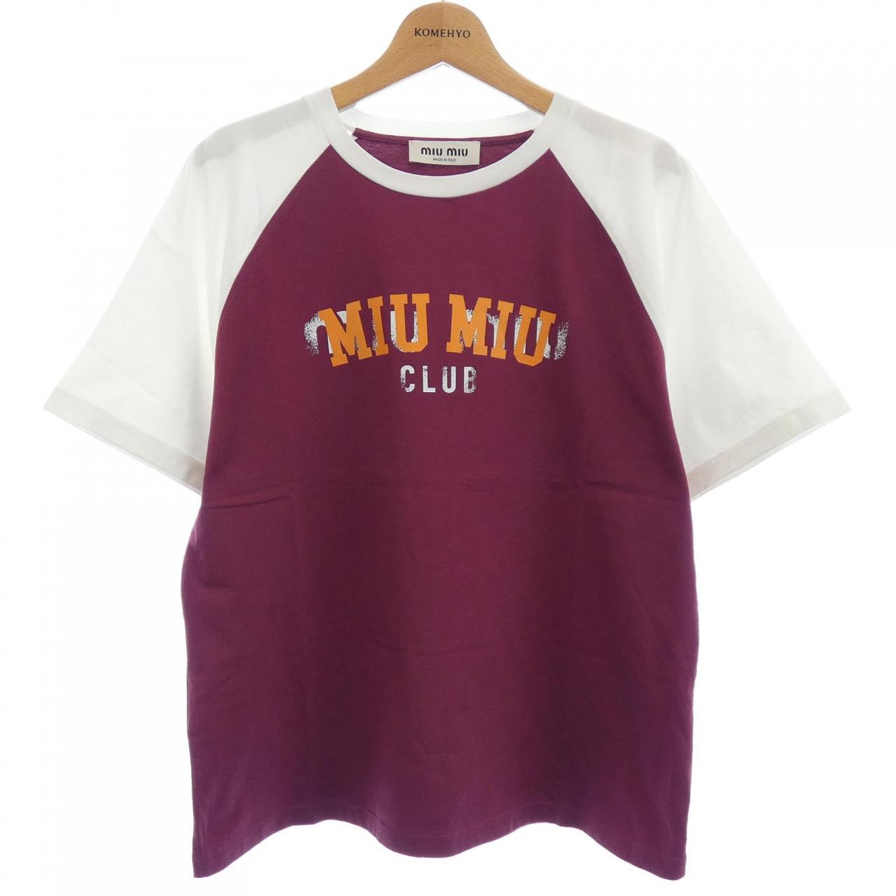 ミュウミュウ コットンTシャツ