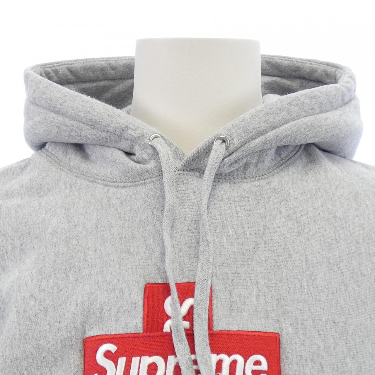 シュプリーム Cross Box Logo パーカー