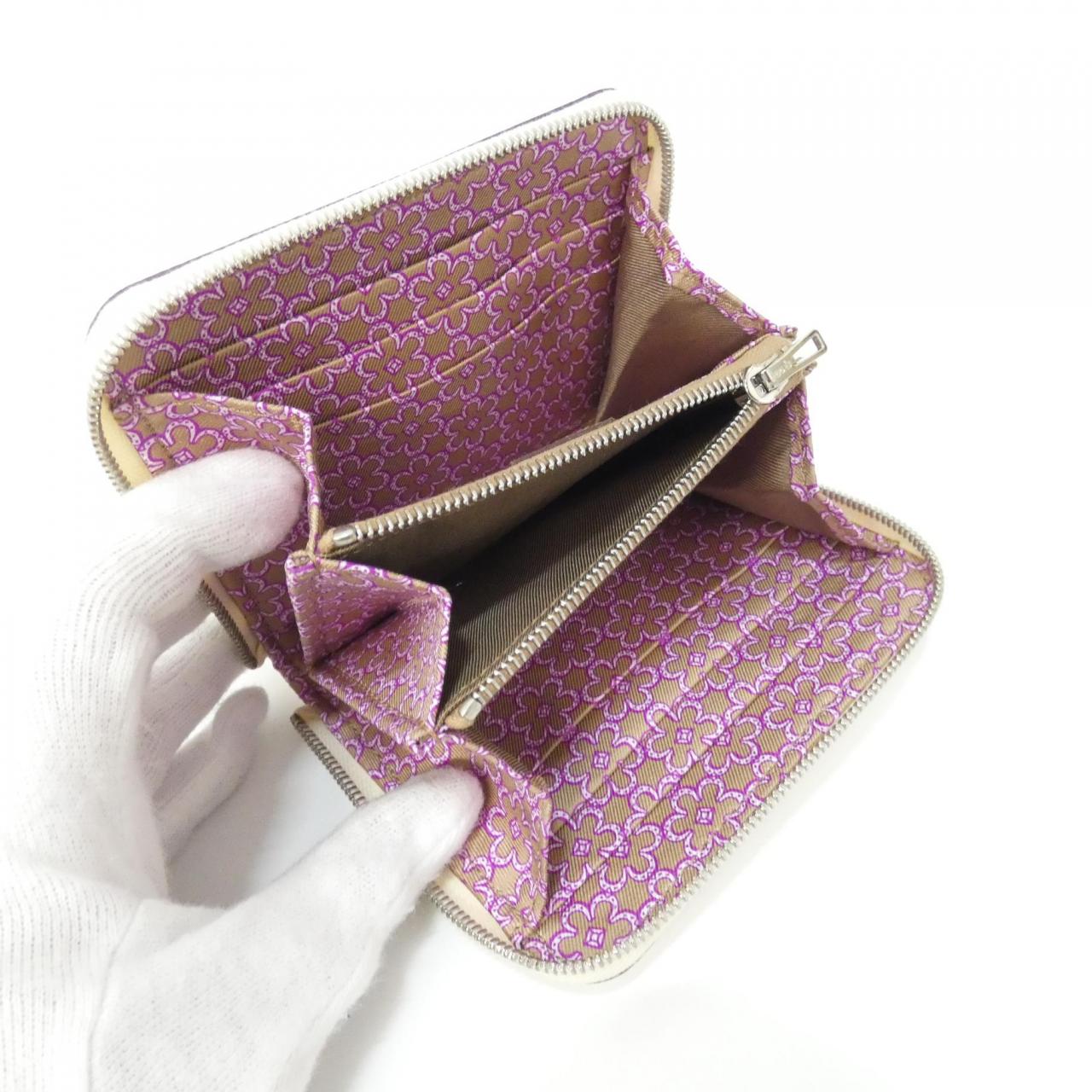エルメス LUCKY DAISY エプソン シルク 財布