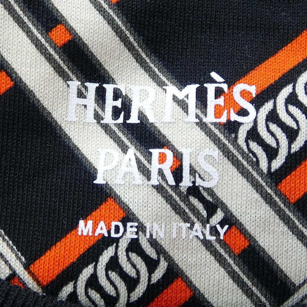 エルメス EN DESORDRE ET CHAINES コットンTシャツ