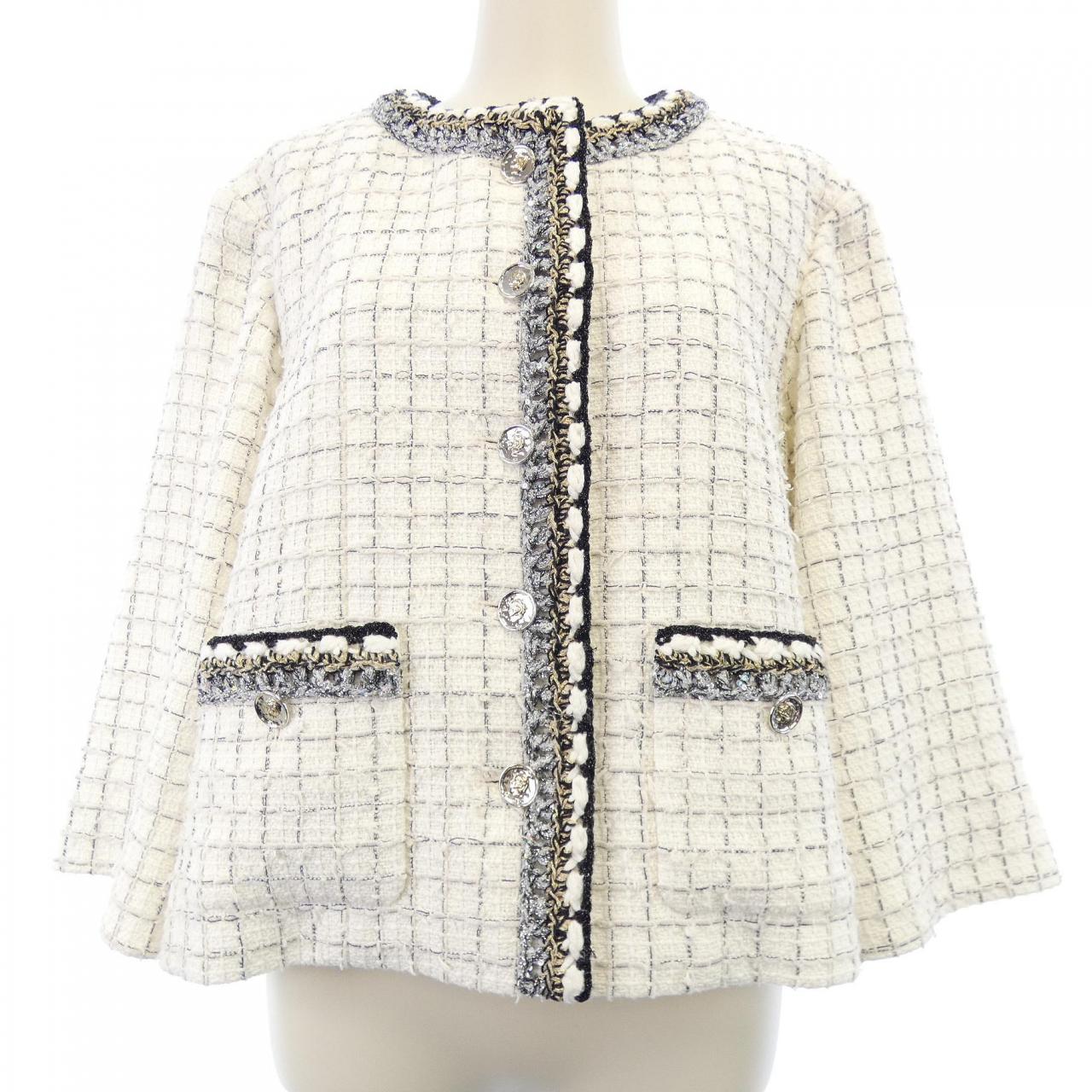 シャネル LOOK4 ノーカラージャケット
