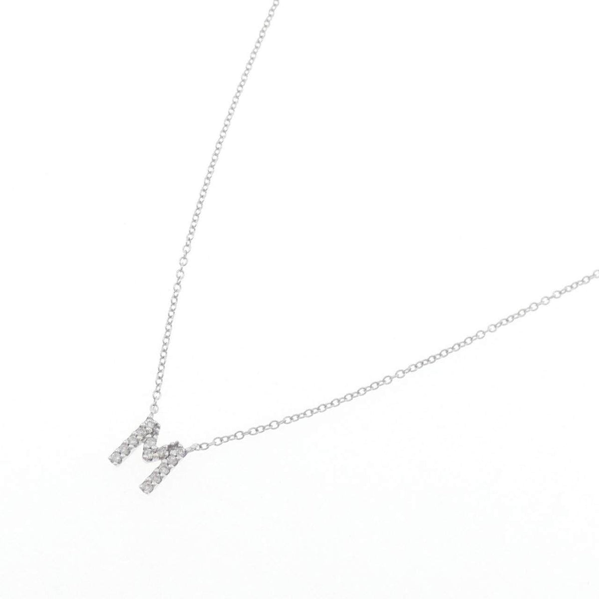フォリフォリ K10ホワイトゴールド ダイヤモンドネックレス