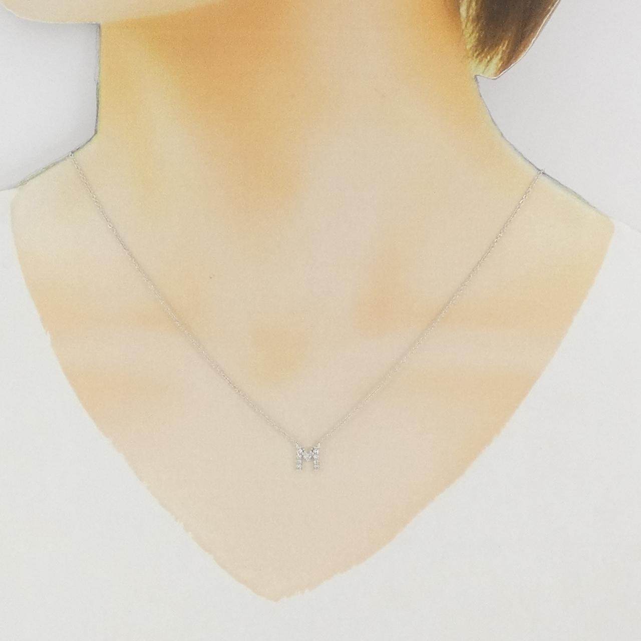 フォリフォリ K10ホワイトゴールド ダイヤモンドネックレス