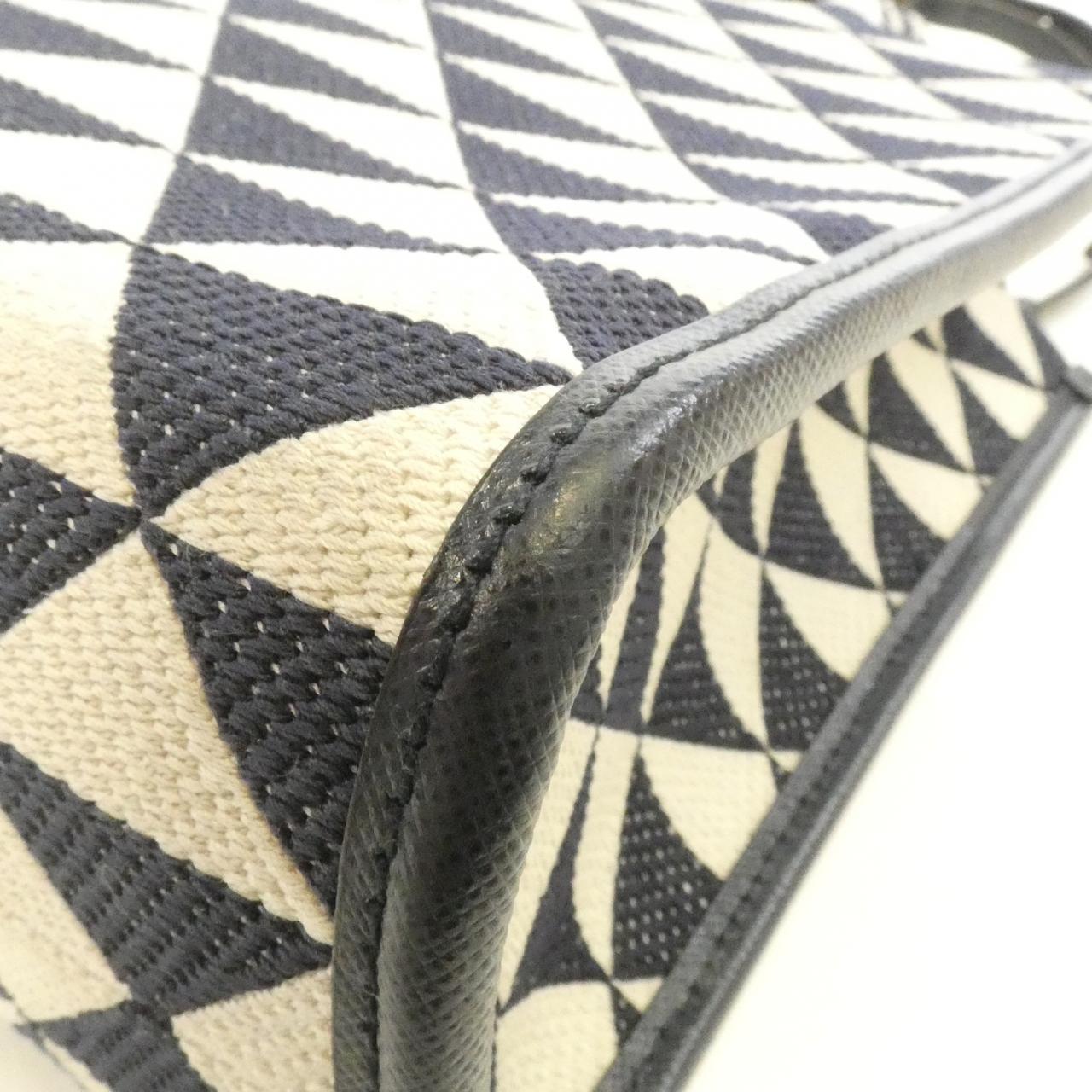 プラダ TRIANGOLO JACQUARD ハンドバッグ