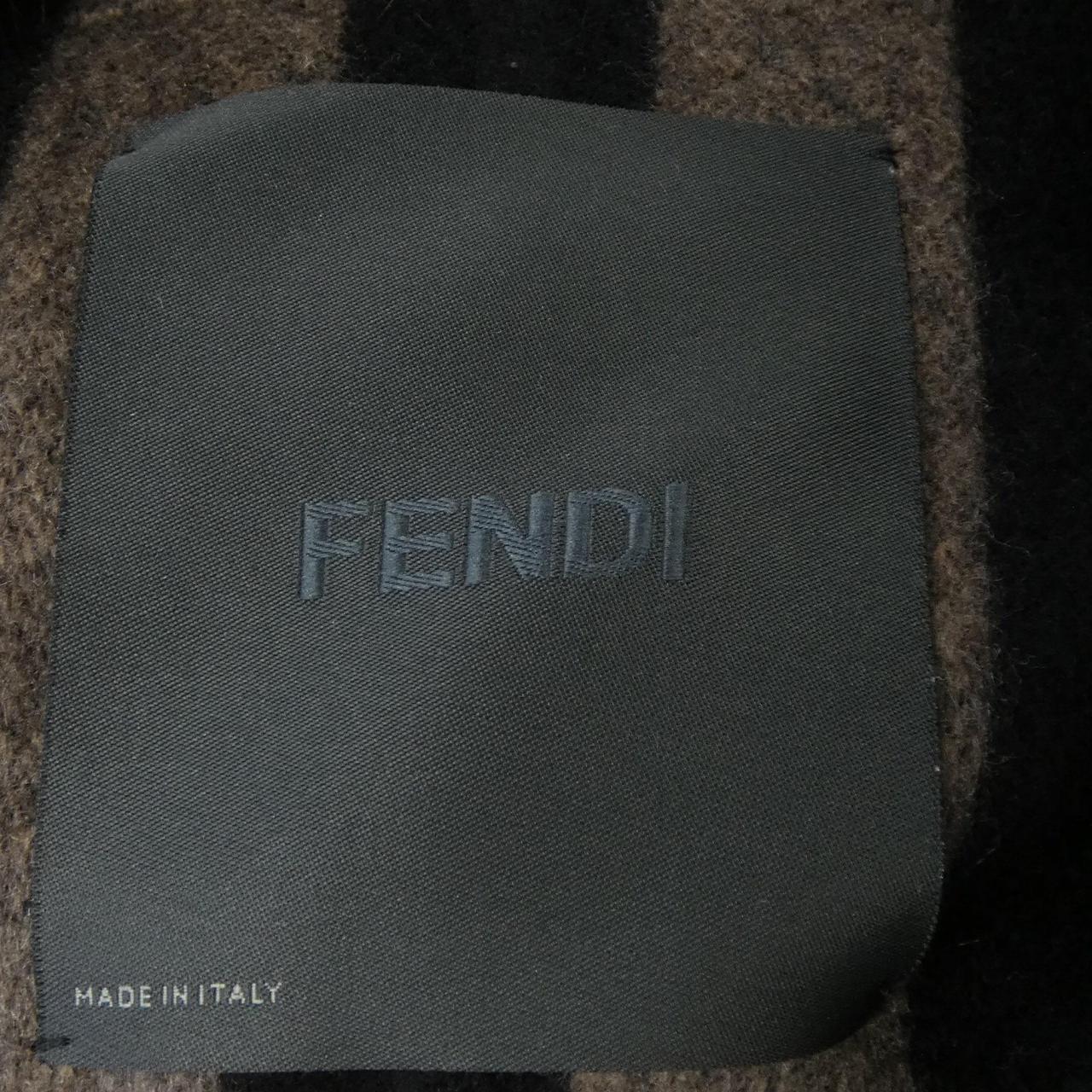 フェンディ カシミヤ セーブルコート