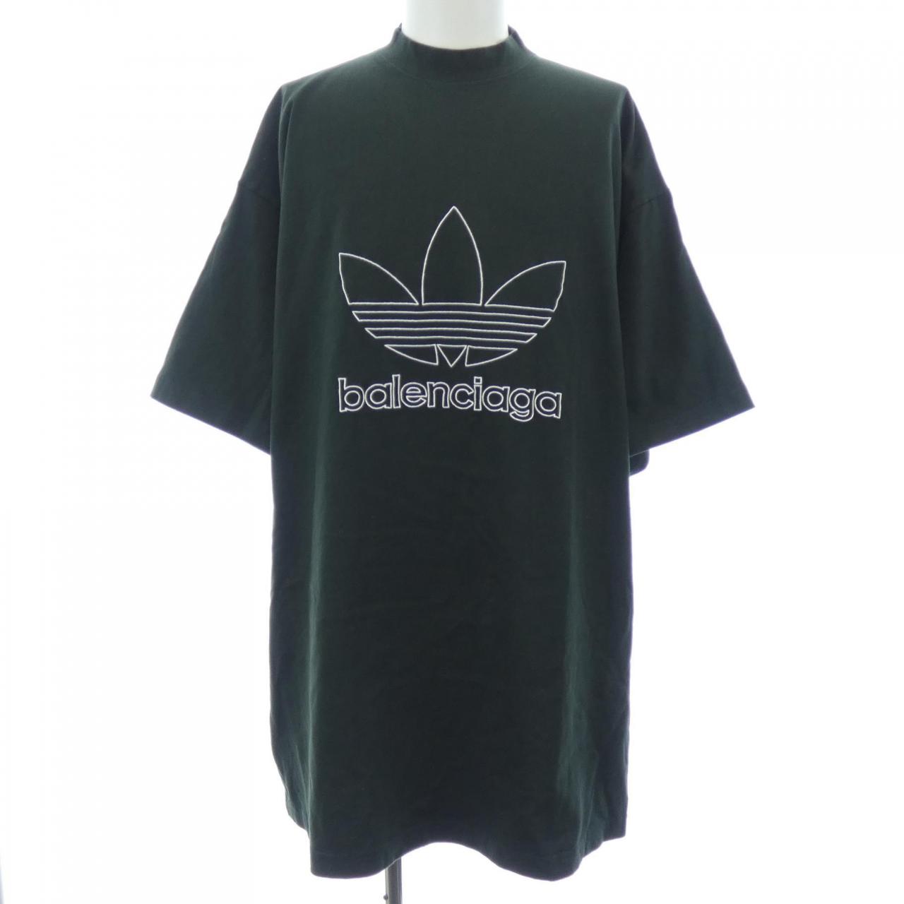 バレンシアガ アディダス コットンTシャツ