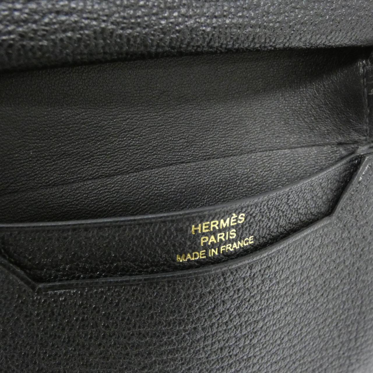 エルメス ベアンミニ シェーブル 二つ折り財布