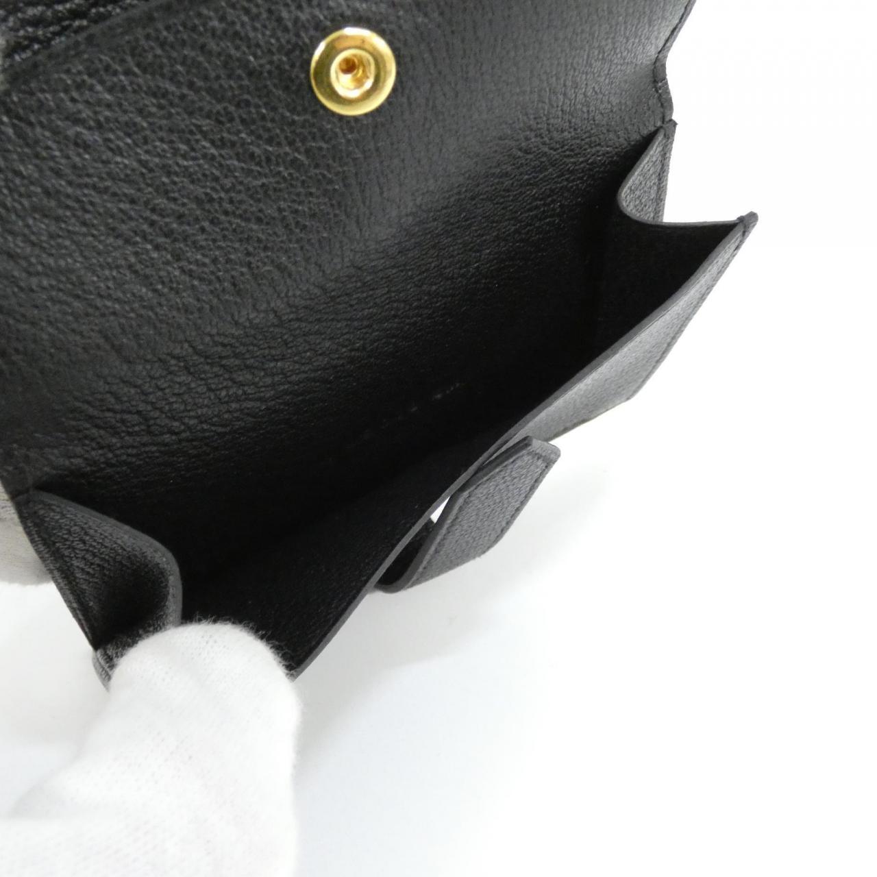 エルメス ベアンミニ シェーブル 二つ折り財布