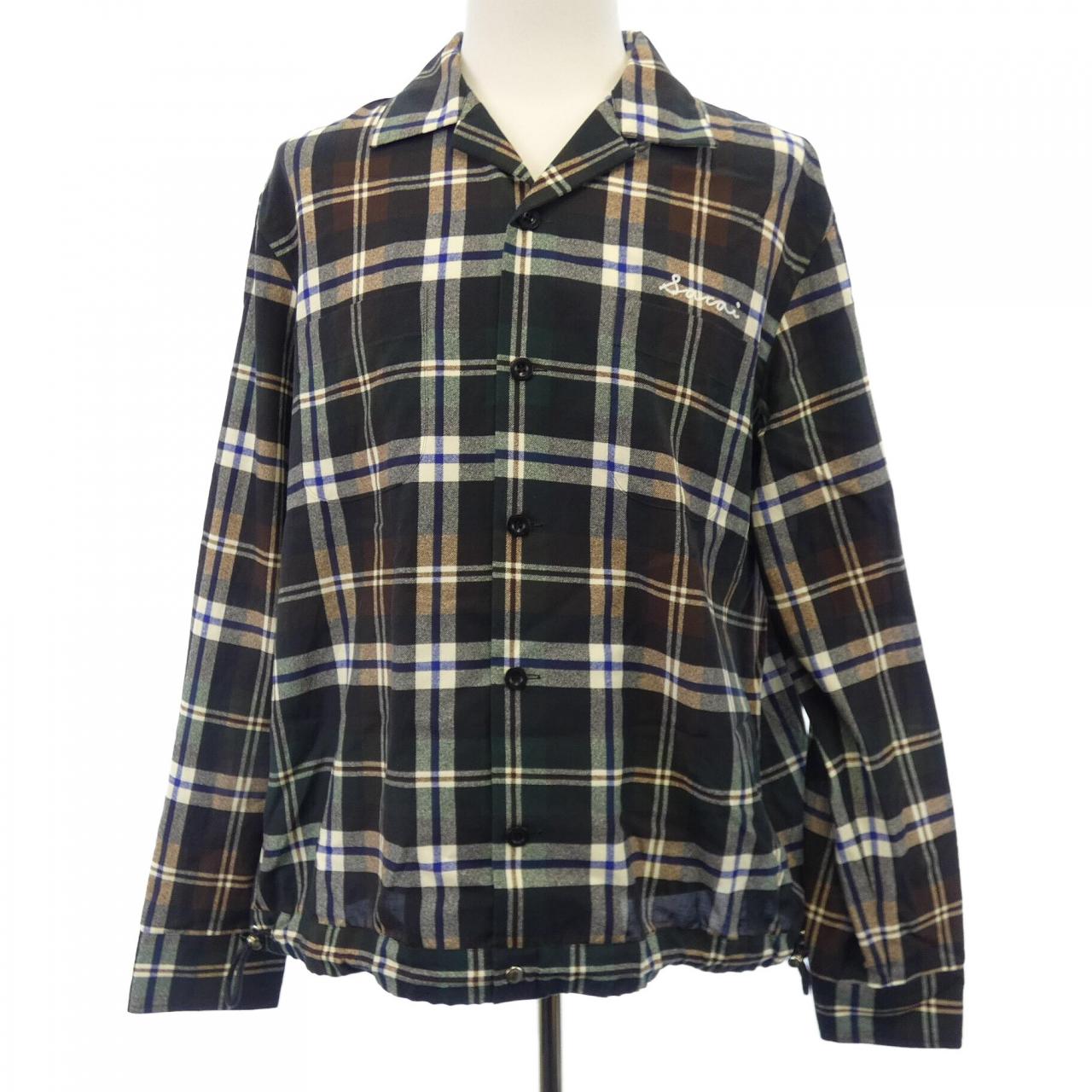 サカイ PLAID PRINT SHIRT シャツ