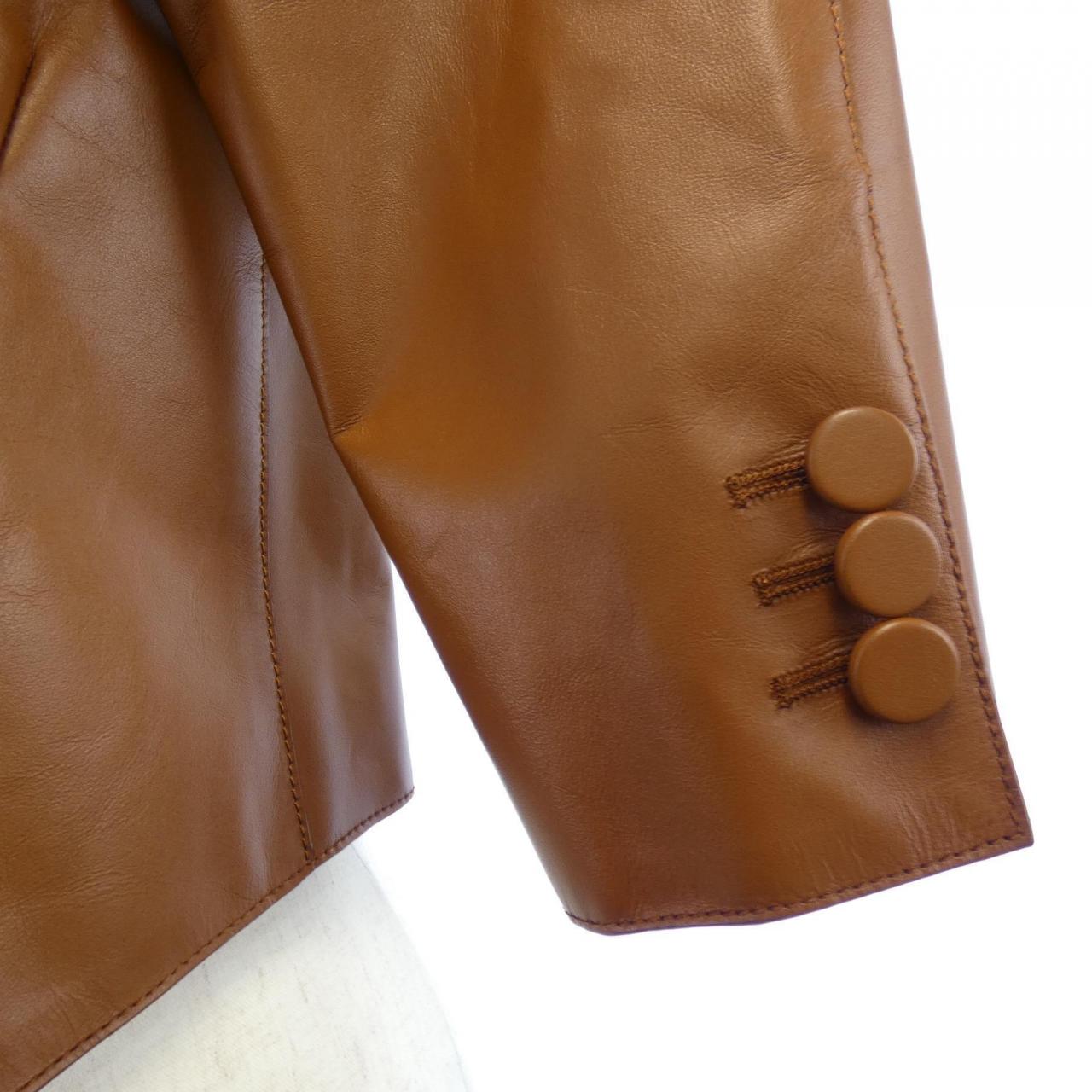 フェンディ レザージャケット