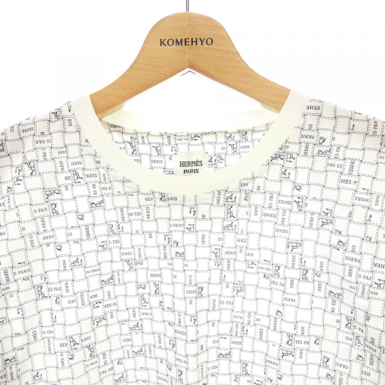 エルメス ボルデュックオーカレ コットンTシャツ