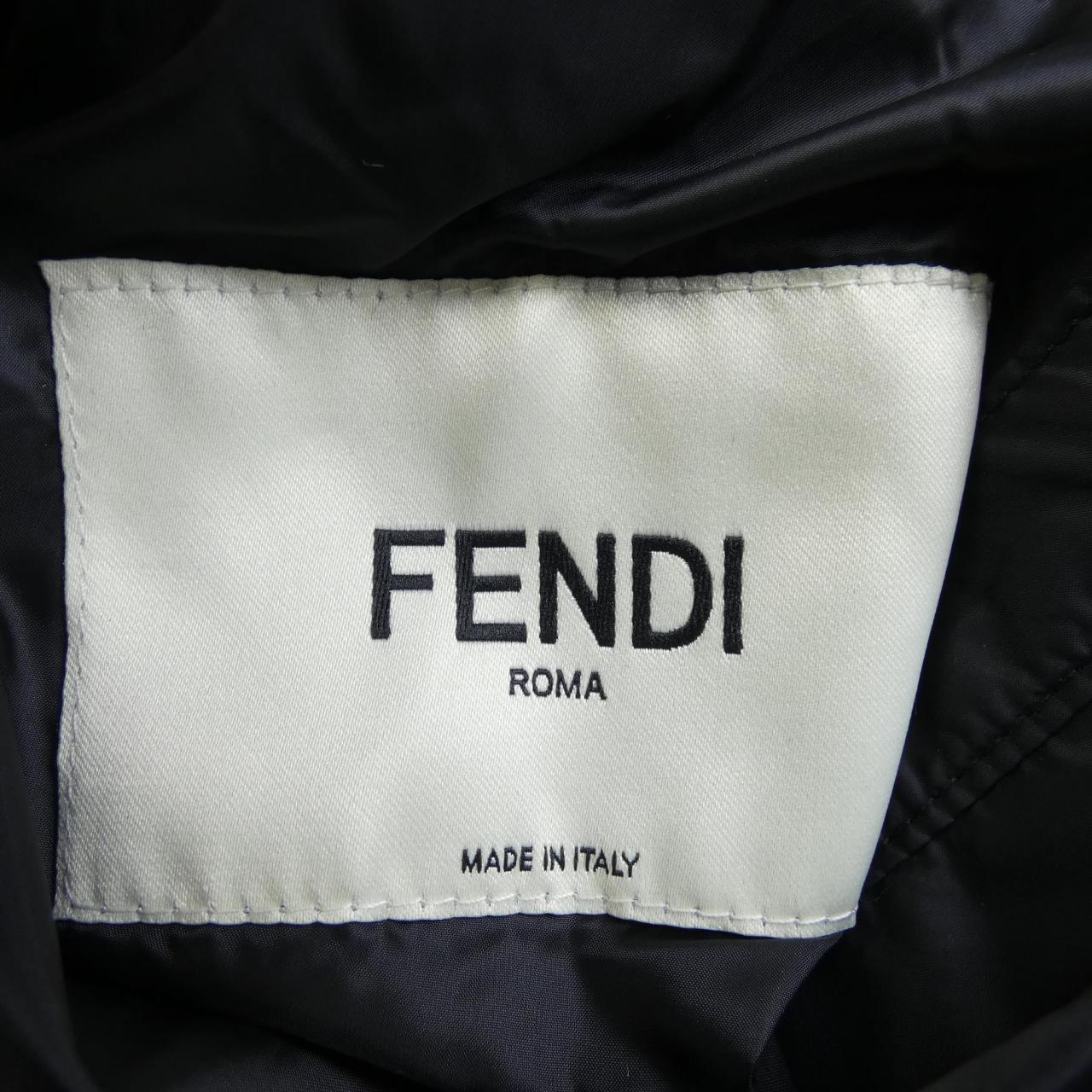 フェンディ ウールリバーシブルコート