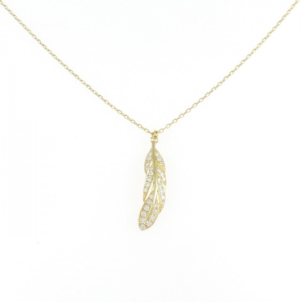 アーカー Wing Swing Long Au750 ダイヤモンドネックレス