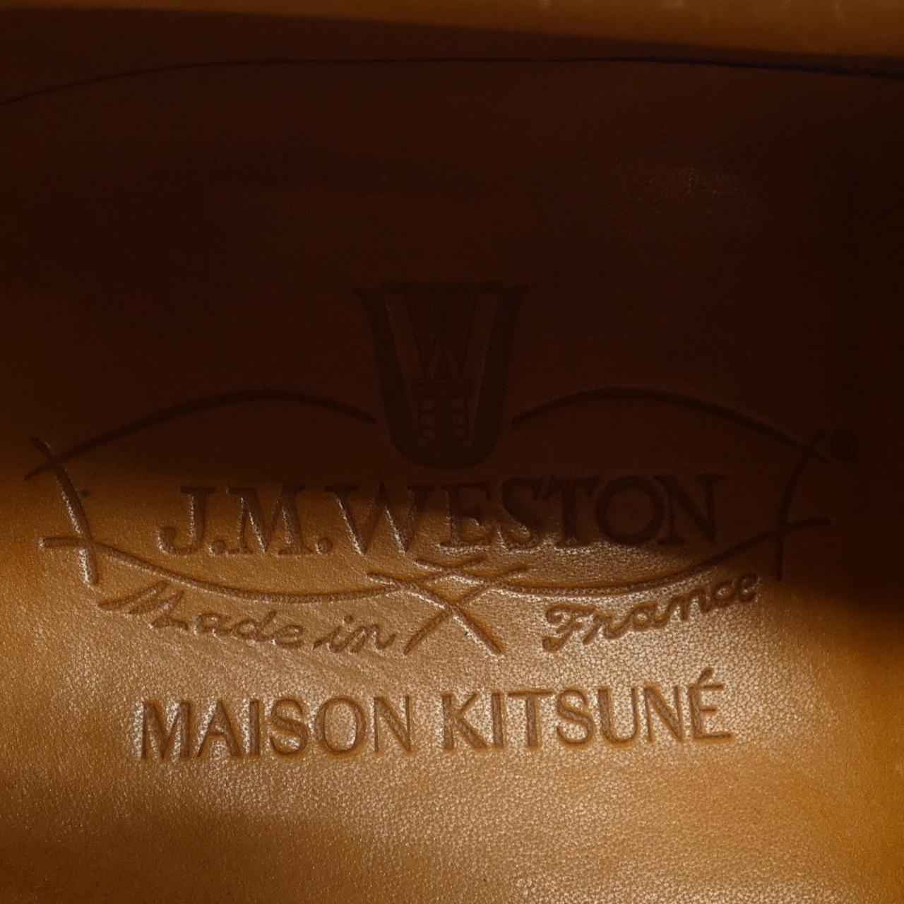 ジェイエムウエストン MAISON KITSUNE レザーシューズ