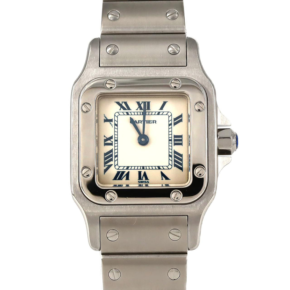 カルティエ サントスガルベSM ステンレススチール 腕時計