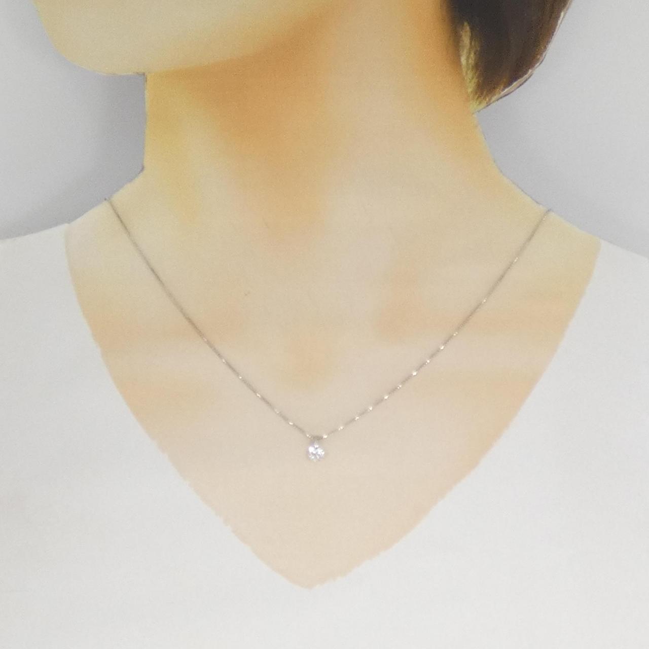 Pt900ダイヤモンドネックレス