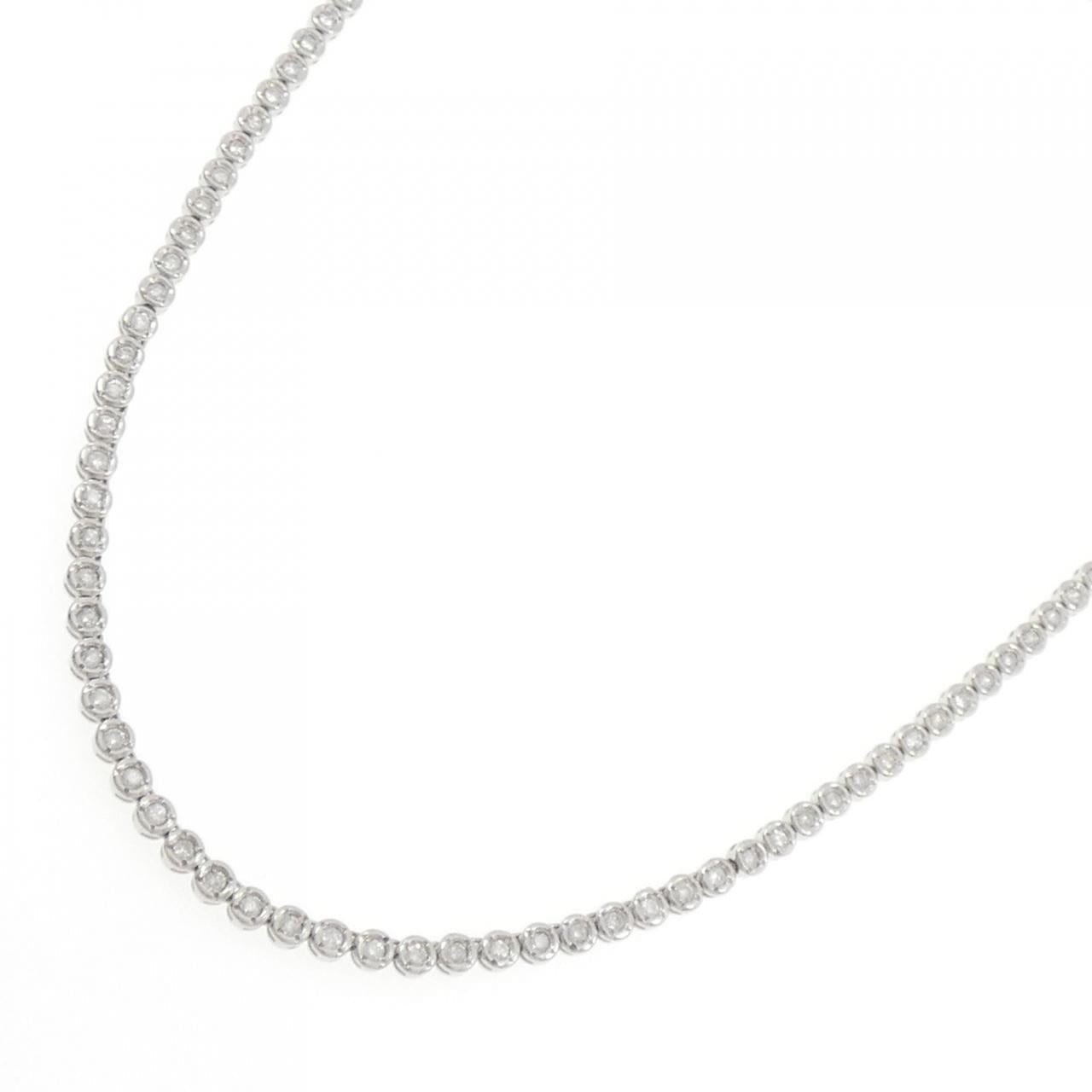 プラチナ850 2.00CT ダイヤモンドネックレス