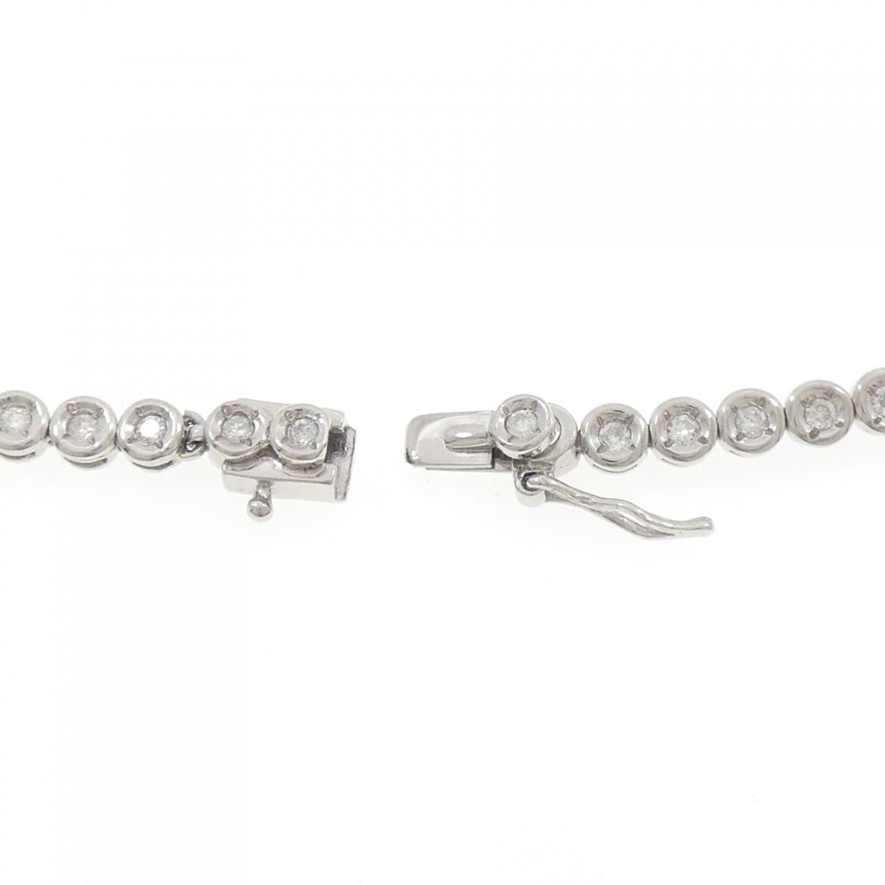 プラチナ850 2.00CT ダイヤモンドネックレス