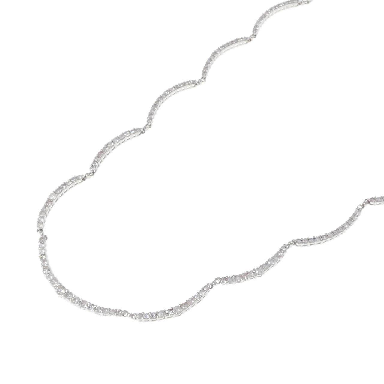 PT850 プラチナ 5.00CT ダイヤモンドネックレス