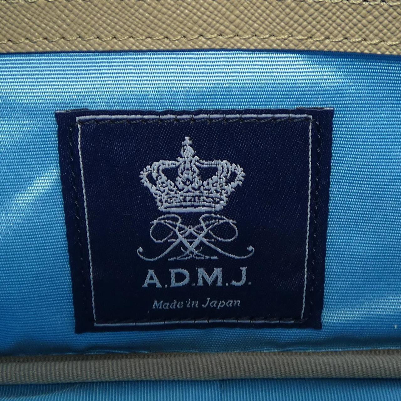 エイディエムジェイ レザーハンドバッグ