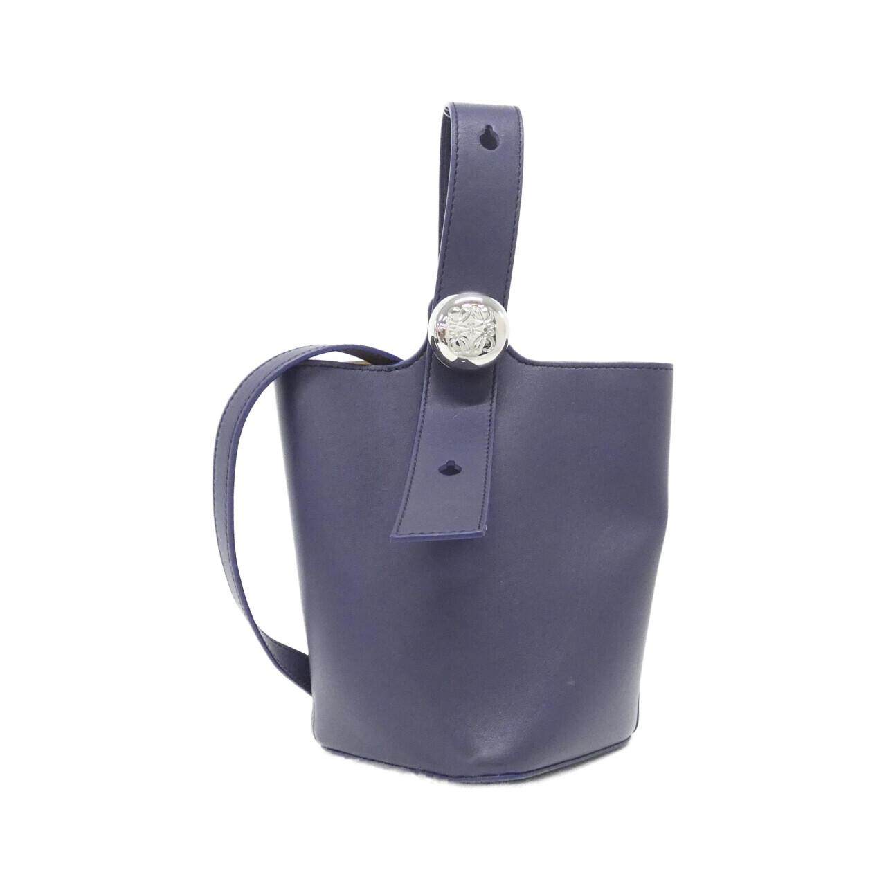 ロエベ Pebble Bucket Bag Mini カーフ ショルダーバッグ