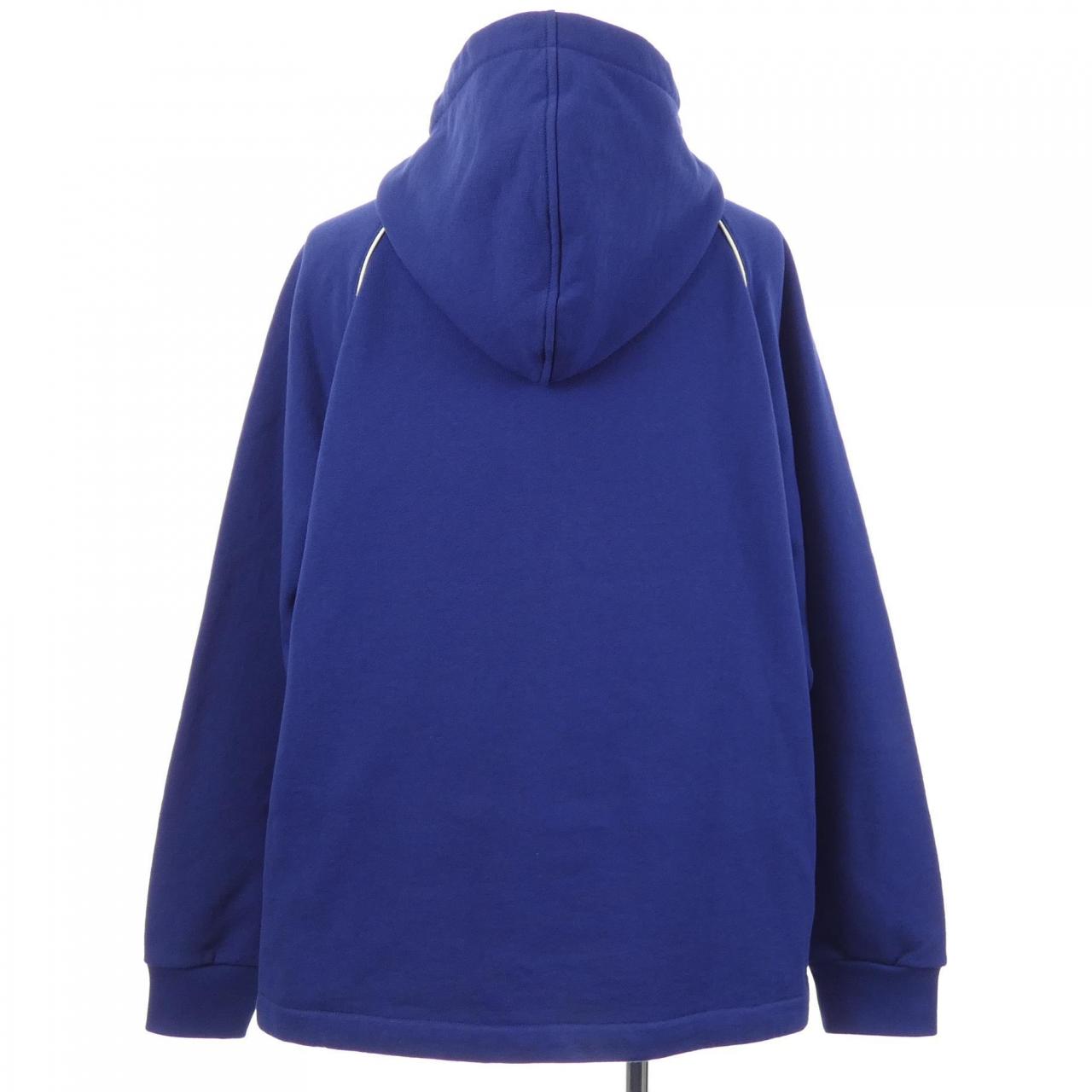 グッチ ウェブ&GUCCIラベル コットンパーカー