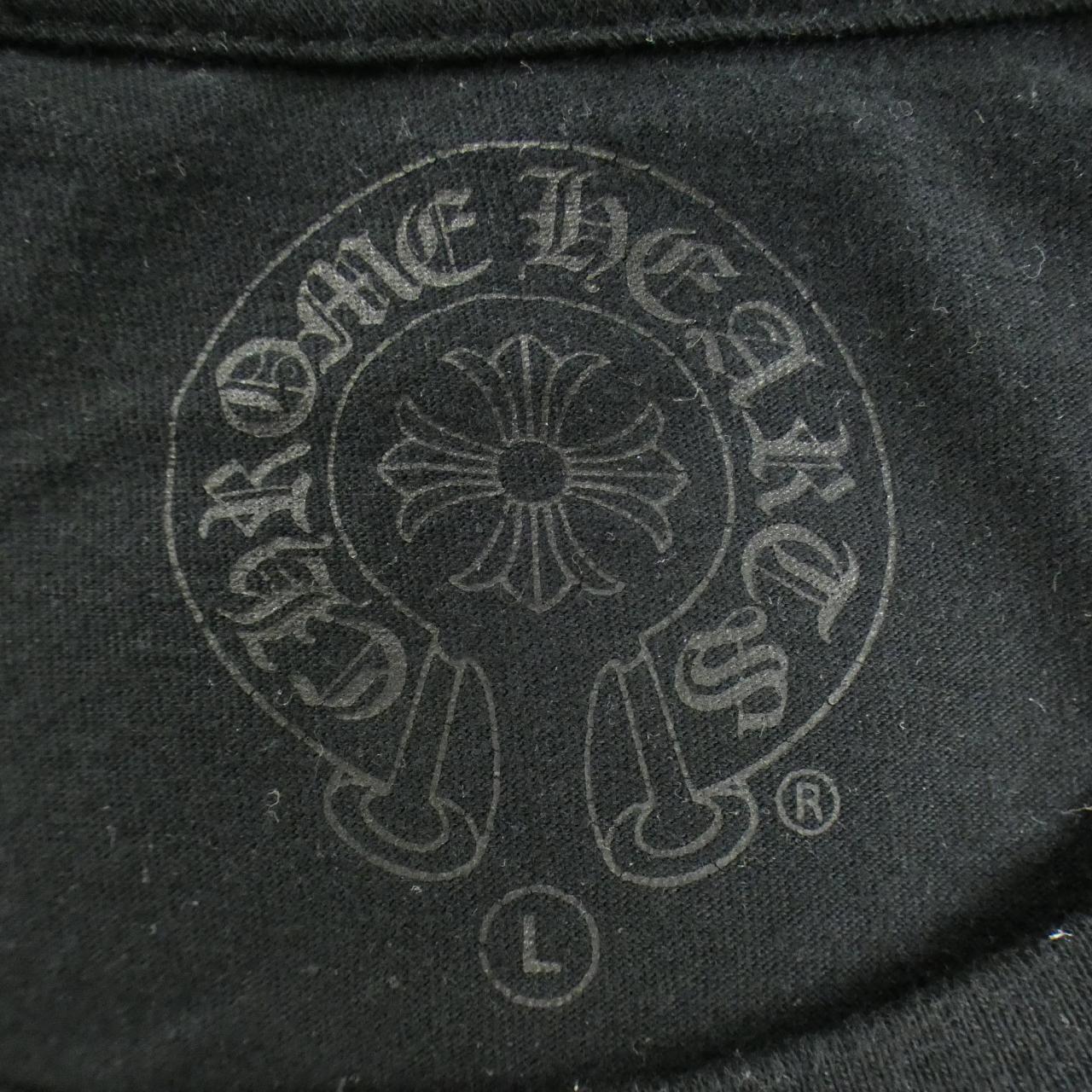 クロムハーツ SCROLL LABEL コットンTシャツ