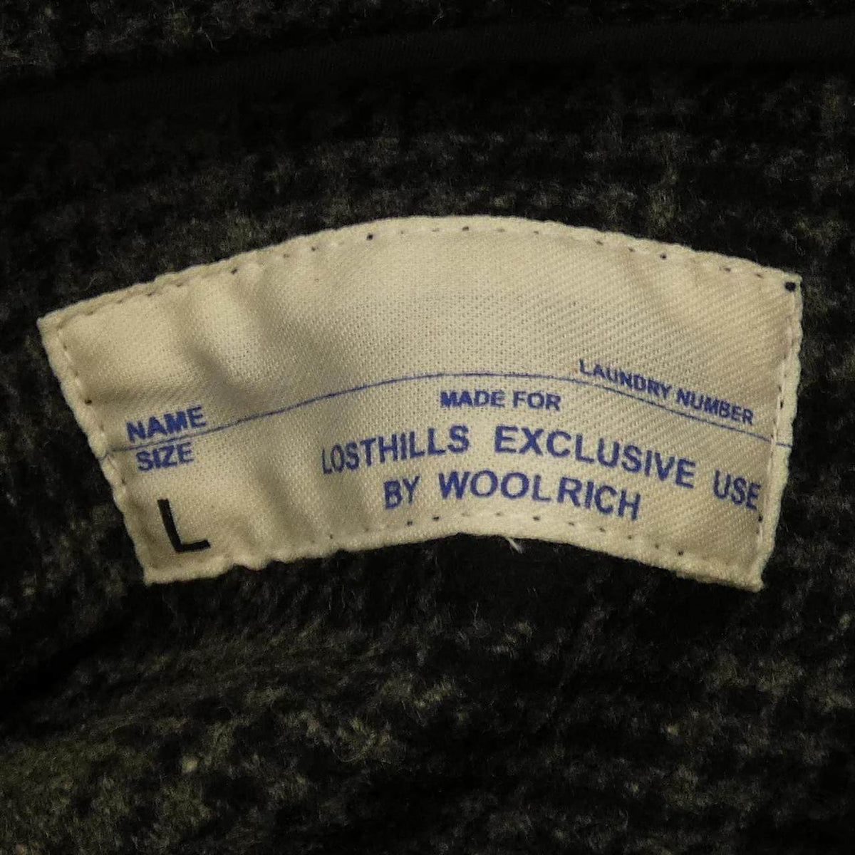 LOSTHILLS ウールジャケット