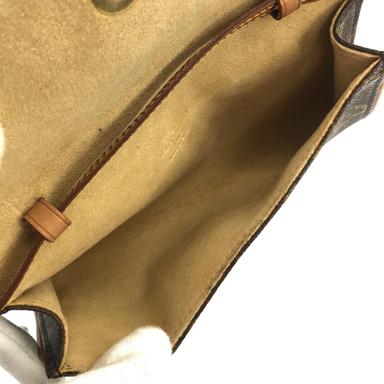 ルイヴィトン ポシェットツイン モノグラム ショルダーバッグ