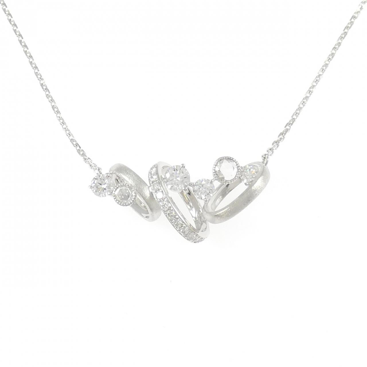 Au750 ダイヤモンドネックレス