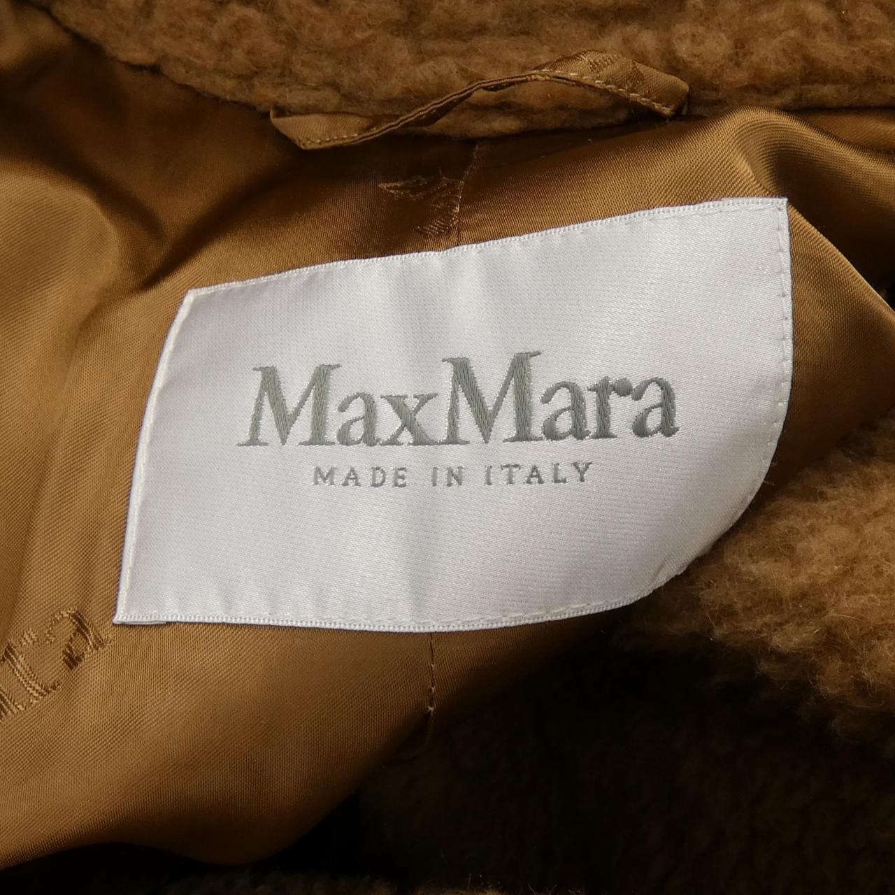 マックスマーラ TEDDY キャメルシルクコート