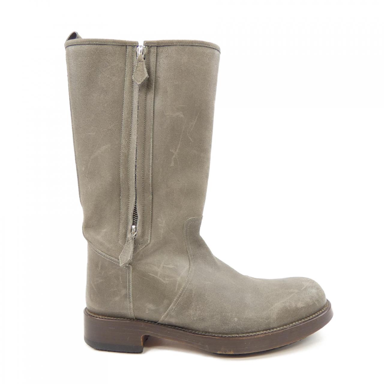 エルメス ブーツ39.5 レザーブーツ
