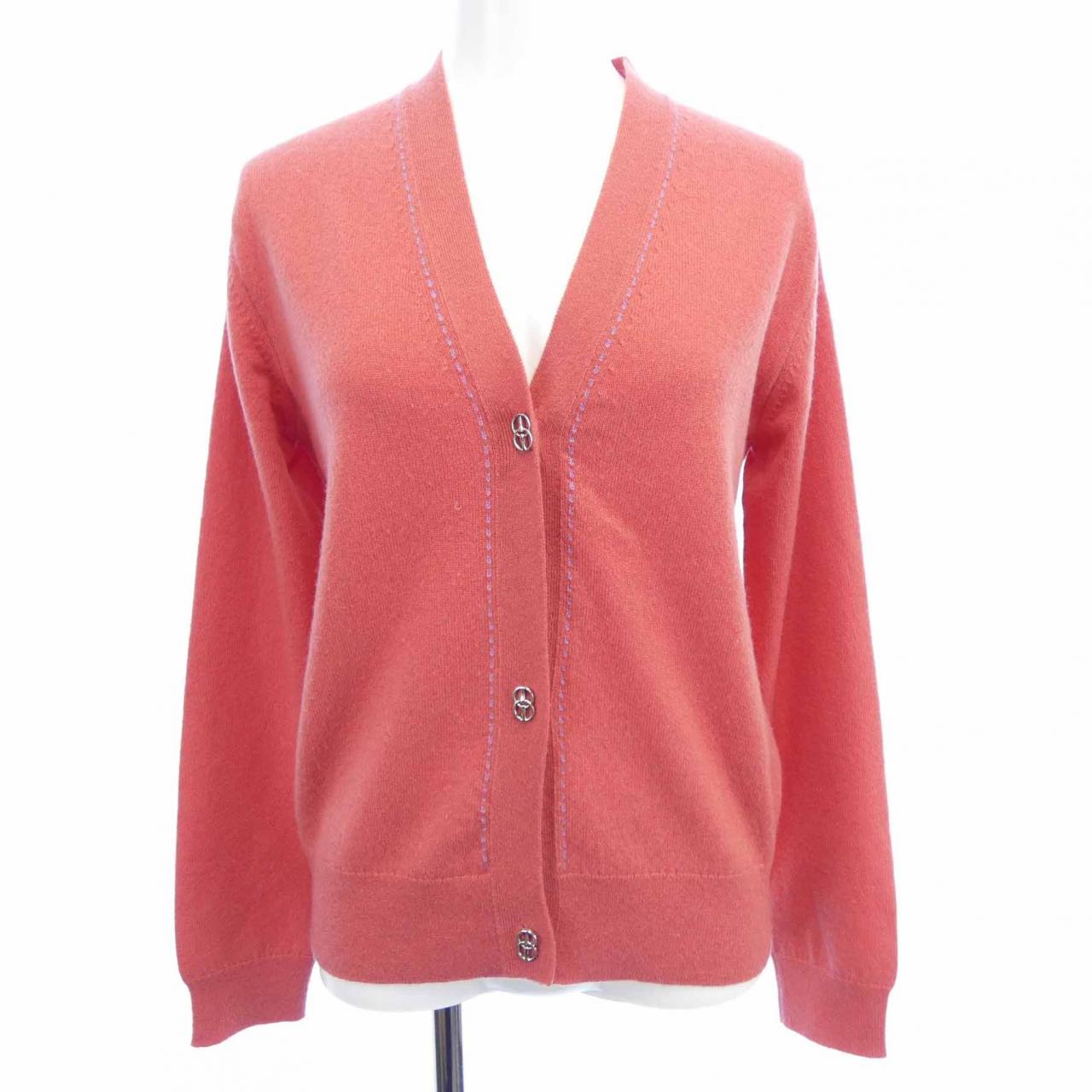 エルメス CLIQUETIS カシミヤカーディガン