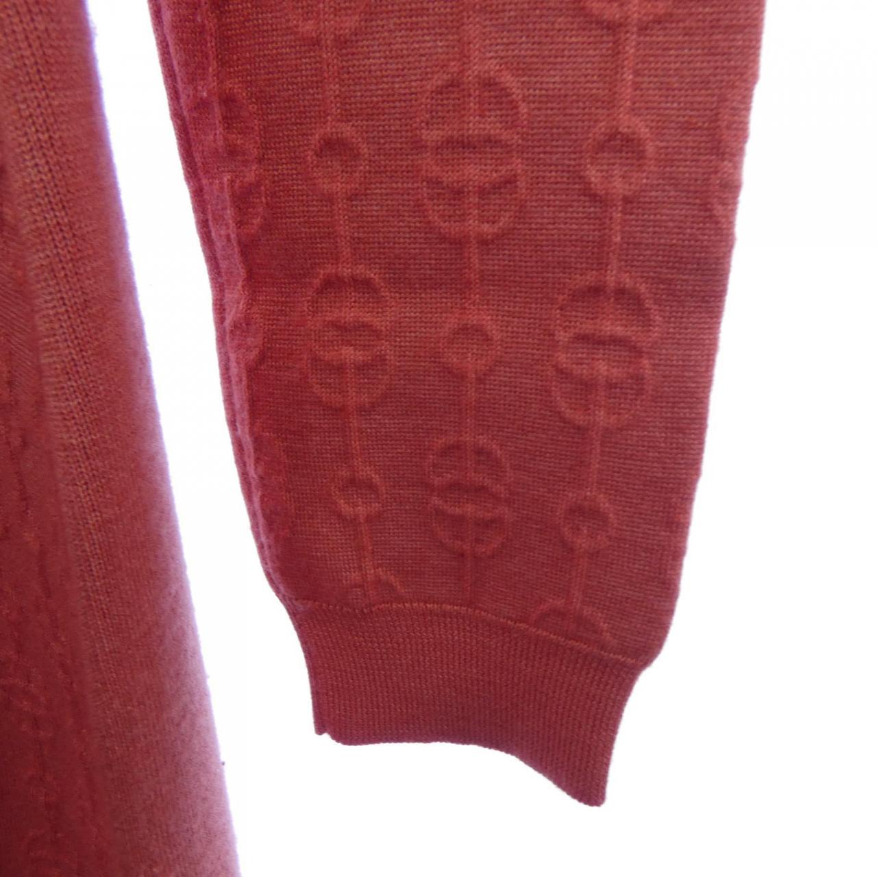 エルメス CLIQUETIS カシミヤ混ワンピース