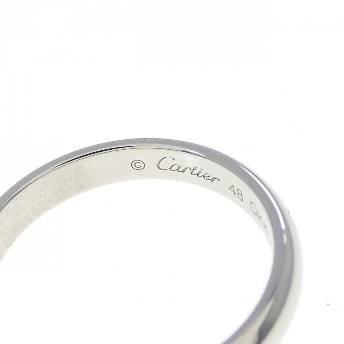 カルティエ Cドゥカルティエ プラチナ リング 8号