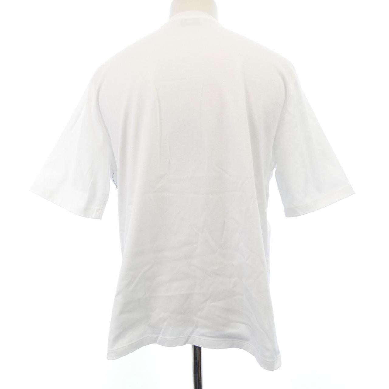 エルメス HARNAIS EN GOUACHE 3D コットンTシャツ