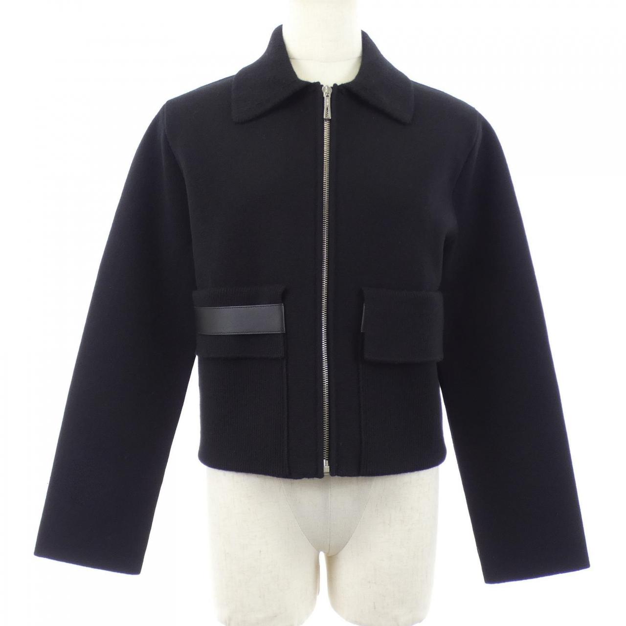 エルメス レザーディテール ジャケット