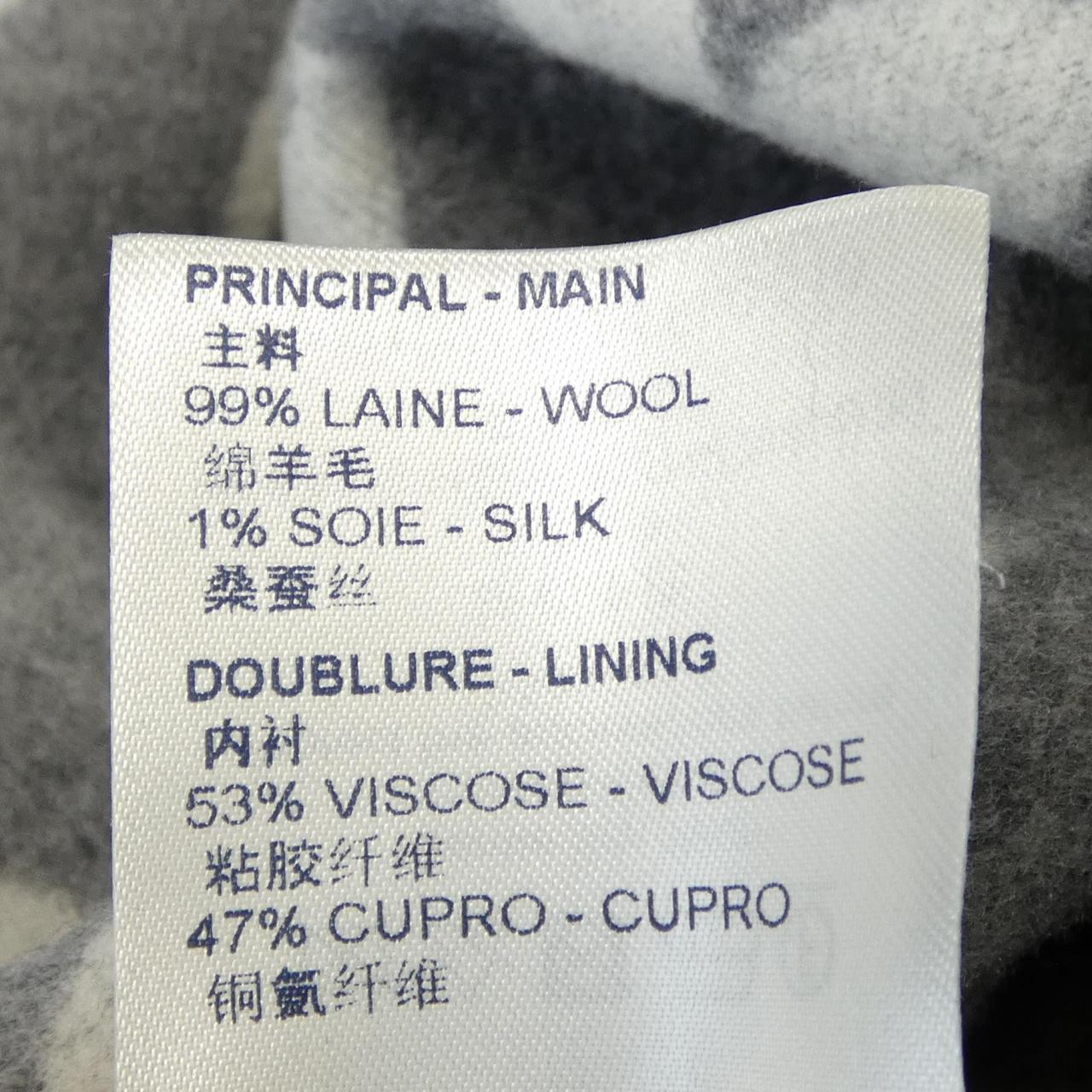 ルイヴィトン シルク混コート
