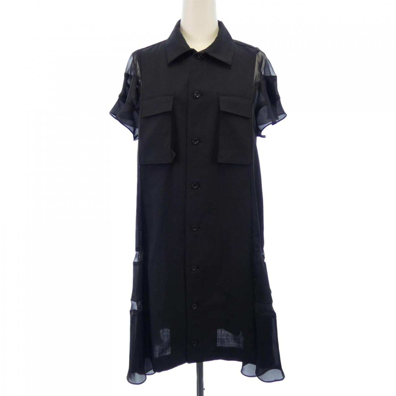 サカイ SUITINGxSATIN ワンピース