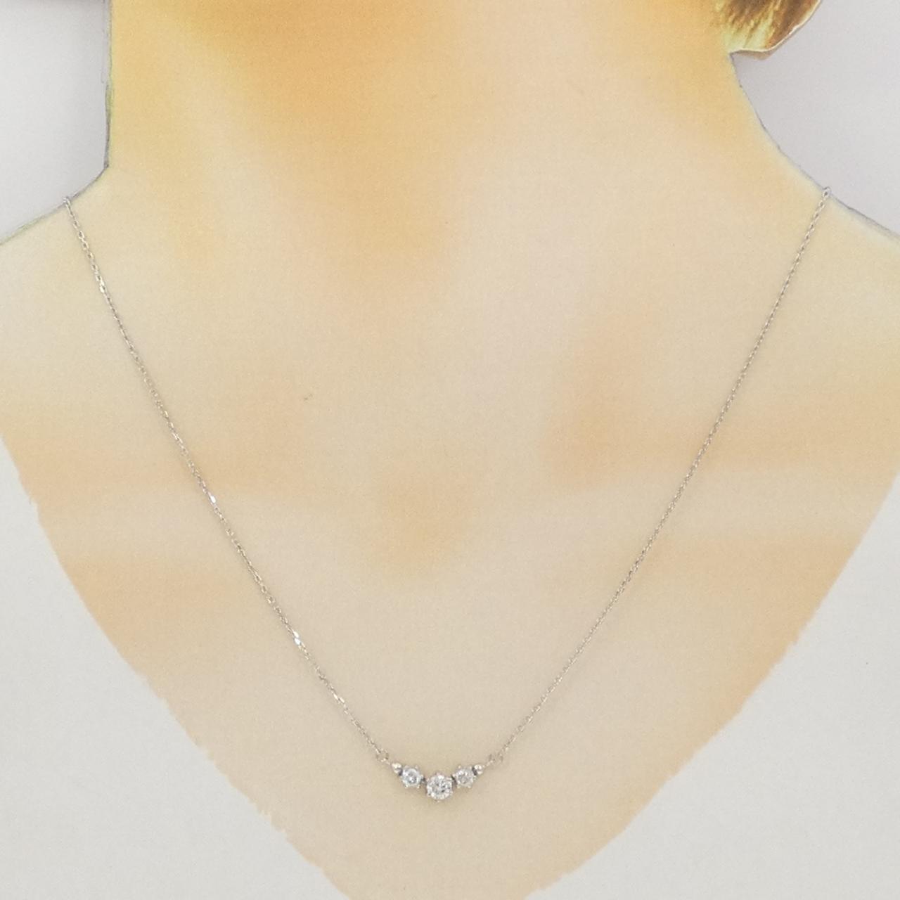 Pt850ダイヤモンドネックレス