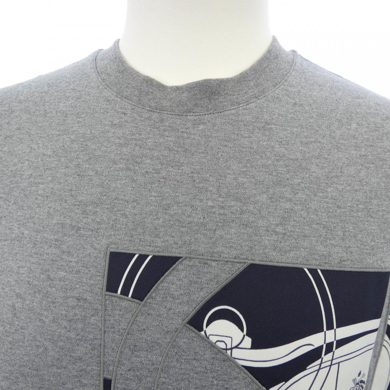 エルメス EX-LIBRIS カシミヤ混 Tシャツ Sサイズ