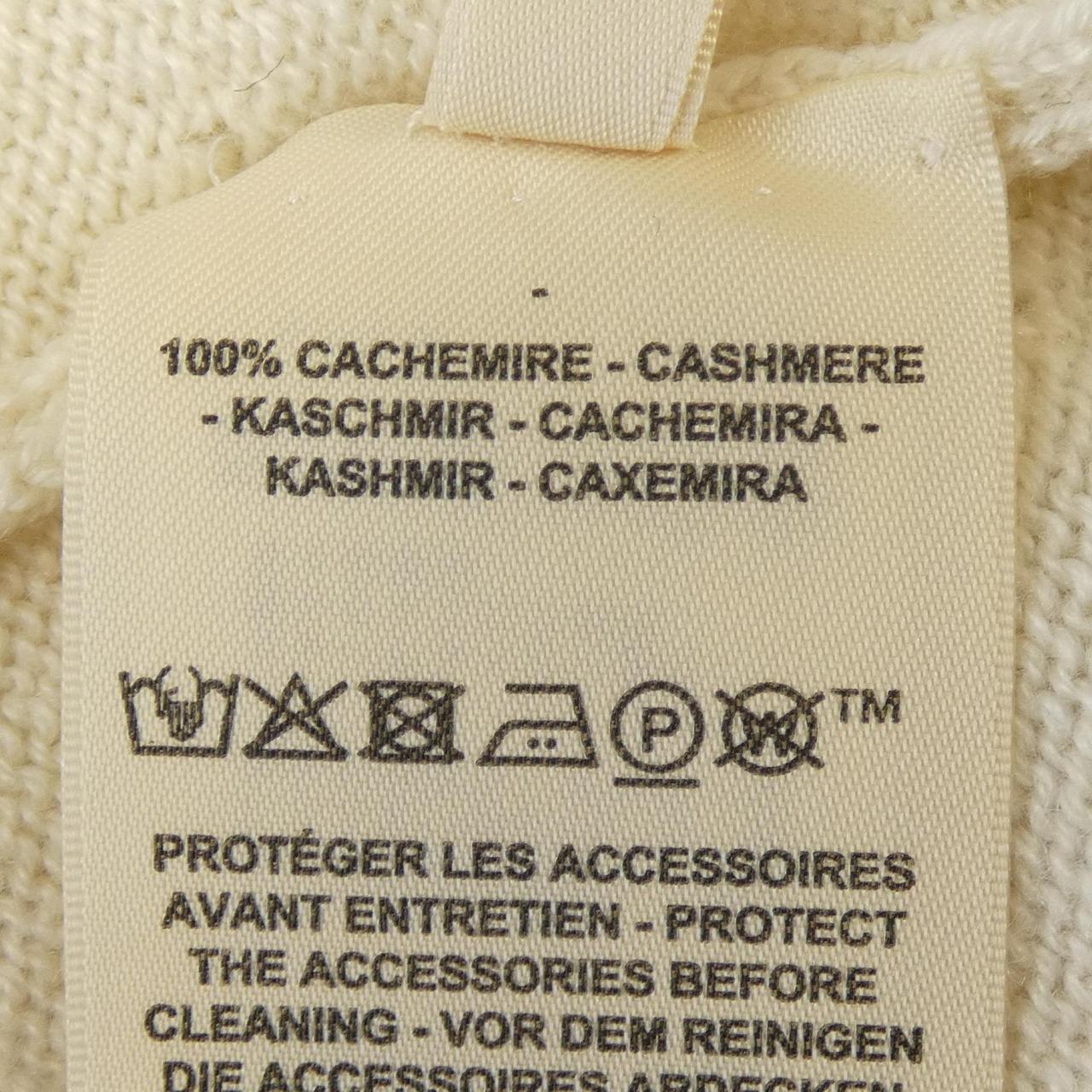 エルメス Hリフト カシミヤカーディガン36