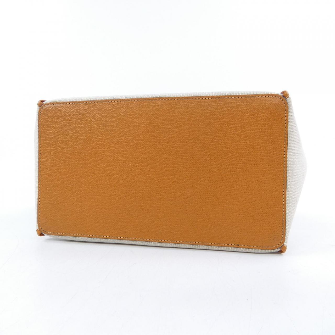 ヴァレクストラ Mini Canvas Shopping Bag キャンバス レザー トートバッグ